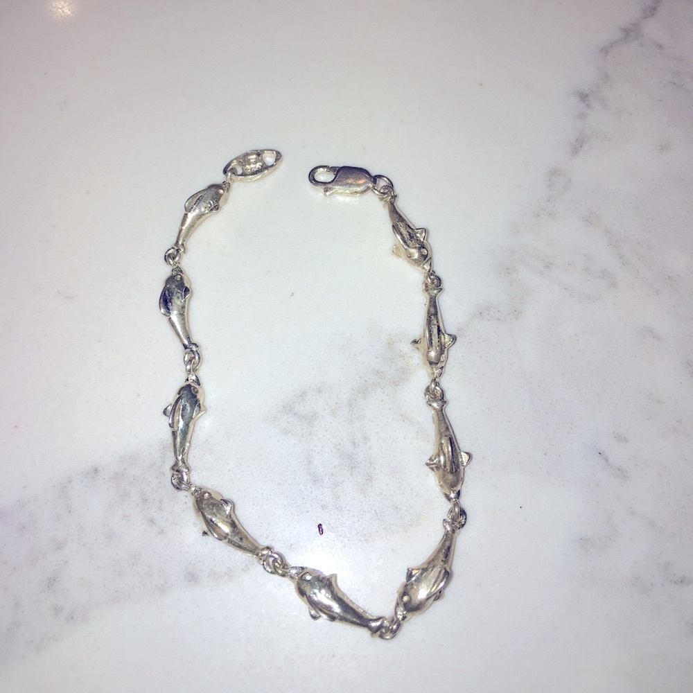 Sterling Silver Dolphin Bracelet